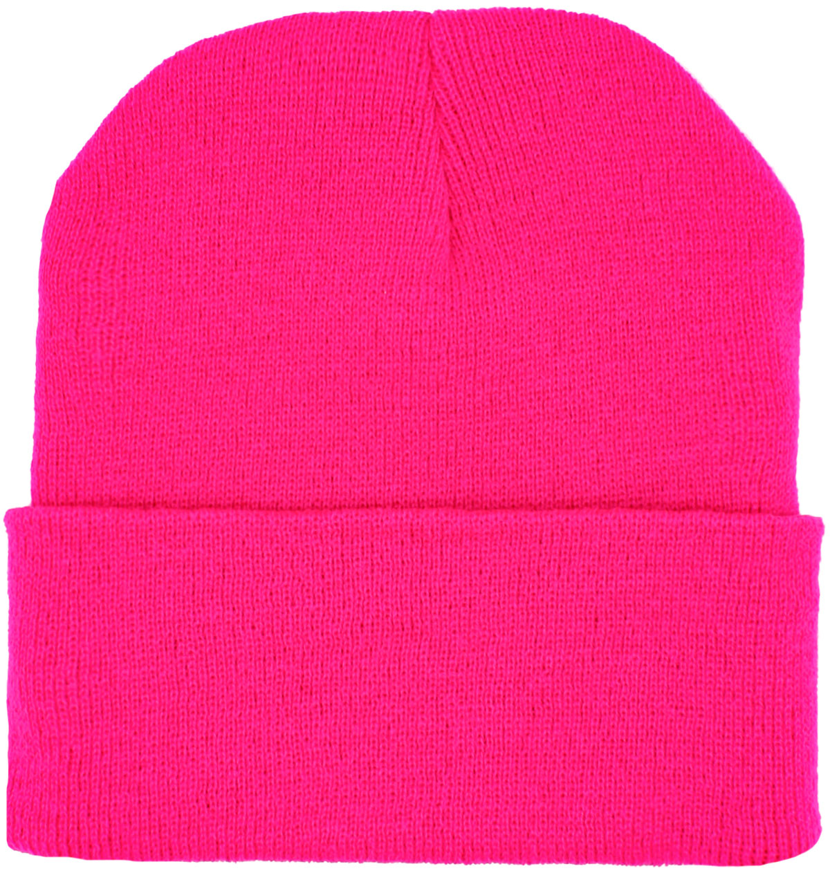 Hot pink ski hat product view